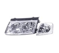 Amxaqjc Pour Vw pour Passat B5 2001-2005 phare de pare-chocs avant lampe frontale feux d'angle assemblage Feux Avants Auto(Gauche)