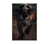 AMXBZC Affiche décorative chambre d'enfant Adorable Léopard Floral Moderne animaux de safari en afrique - Poster Images Murales - Décoration chambre de bébé(Rose 3)-30x40cm Sans cadre