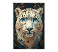 AMXBZC Murale d'art l'image imprimée sur Toile Peintures murales léopard vintage Moderne animaux de safari en afrique -Images Murales - Décoration chambre de bébé(blanc)-80x120cm Sans cadre