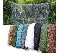 AMXFS 2023 Épaissi Filet de Camouflage Forestier - Voile Solaire 1x7m - Écran de Protection et Décoration pour Partie