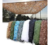 AMXFS Filet de Camouflage Camouflage Net Voile Solaire 7x10m - Camouflage du désert Écran Solaire de Filet de Protection Solaire de décoration de Partie de Camouflage de Filet de Personnalisable
