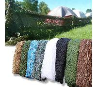 AMXFS Filet de Camouflage Voile Solaire 2x6m - Vert Écran de Protection et Décoration Personnalisable