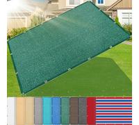 AMXFS Voile de protection solaire avec œillets AMXFS - Taux d'ombrage de 95% en PEHD 185g/m² - Filet d'ombrage UV et protection solaire pour les cours intérieures, les marchés en plein air, les aires