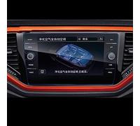 AMXHYVS Films d'écran Navigation Compatible Avec VW Pour T-Roc 2018 2019 2020 Film De Navigation GPS Intérieur Automobile Écran LCD Film De Protection En Verre Trempé Protection(8 Inch 2018 2019)