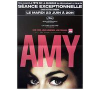 AMY Affiche Cinéma Originale Petit Format (53x40 cm Pliée) Asif Kapadia Amy Winehouse