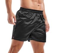 Amy Coulee Boxer de Nuit en Satin pour Homme, Noir, S