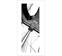 Amy Gibbings (Brooklyn Bridge, NYC 50 x 100 cm Toile Imprimée