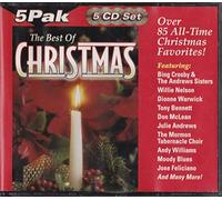Amy Grant,Chicago,Jethro Tull,Dionne Warwick,Neil Sedaka,Mary Hart,Don McLean,The Pointer Sisters,Kenny Rodgers,Donny Osmond,Jeffrey Osborne,Mannheim Steamroller - The Best of Christmas [Box Set] Over 85 All -Time Favorites [5] Cds (UK Import)