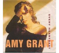 AMY GRANT - EVERY HEARTBEAT 7" (45) UK A&M 1991 7" HEART AND SOUL MIX WITH A4 PRESS RELEASE B/W 7" BODY AND SOUL MIX (AM783) RELEASE DATE STICKER ON REAR OF PIC SLEEVE