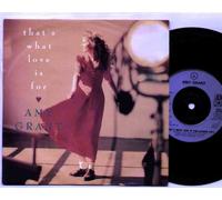 AMY GRANT - THAT'S WHAT LOVE IS FOR - 7 inch vinyl / 45