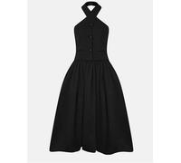 Amy Lynn Amy Lynn Black Garcelle Tailored Halterneck Puffball Midaxi Dress Black EU 36 (UK 8)