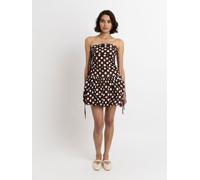 Amy Lynn Amy Lynn Brown Bubble Hem Mini Dress Brown EU 38 (UK 10)
