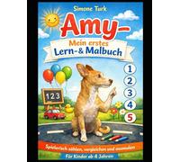Amy - Mein erstes Mal- & Lernbuch: ruhig erklärend, nicht verspielt.