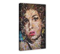 Amy Poster Winehouse (7) sur toile pour décoration de chambre à coucher, bureau, chambre, cadeau 40 x 60 cm