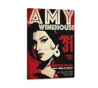 Amy Singer Winehouse 6 Poster sur toile pour chambre à coucher, bureau, chambre, cadeau 40 x 60 cm