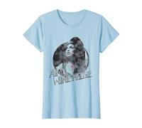 Amy Winehouse Circle Art Soul Music by Rock Off T-Shirt, Femme, Bleu Céleste, S