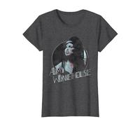 Amy Winehouse Circle Art Soul Music by Rock Off T-Shirt, Femme, Chiné Foncé, XS