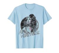 Amy Winehouse Circle Art Soul Music by Rock Off T-Shirt, Homme, Bleu Céleste, S