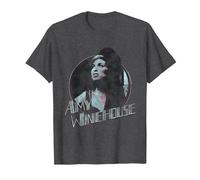 Amy Winehouse Circle Art Soul Music by Rock Off T-Shirt, Homme, Chiné Foncé, S