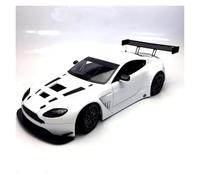 AMYALIN Véhicule Miniature 1:18 pour Aston Martin GT3 Modèle Réduit De Voiture en Métal Moulé sous Pression - Collection De Loisirs Créatifs Modèles à l'échelle(Blanche)