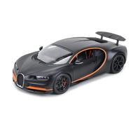 AMYALIN Véhicule Miniature 1:18 pour Bugatti pour Chiron Voiture Miniature De Collection en Métal Moulé sous Pression Modèles à l'échelle(Le Noir)