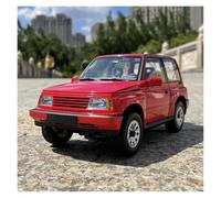 AMYALIN Véhicule Miniature 1:18 pour Suzuki pour Vitara pour Escudo Modèle Réduit De Voiture en Alliage Moulé sous Pression - Collection De Véhicules Tout-Terrain Modèles à l'échelle(Rouge)