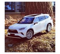 AMYALIN Véhicule Miniature 1:18 pour Toyota pour Highlander 4e Génération Modèle Réduit De Voiture en Alliage Moulé sous Pression Modèles à l'échelle
