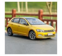 AMYALIN Véhicule Miniature 1:18 pour VW pour Polo Plus Modèle Réduit De Voiture en Alliage Moulé sous Pression Décoration Modèles à l'échelle