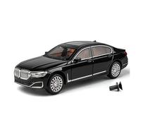 AMYALIN Véhicule Miniature 1:24 pour BMW 760li Modèle Réduit De Voiture en Alliage Moulé sous Pression - Décoration - Collection - Loisirs Modèles à l'échelle(Le Noir)