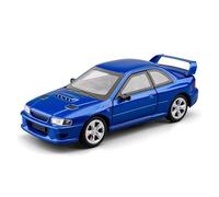 AMYALIN Véhicule Miniature 1:24 pour Subaru pour Impreza pour STI Voiture Miniature De Collection en Alliage De Zinc Moulé sous Pression Modèles à l'échelle(Bleu)