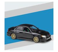 AMYALIN Véhicule Miniature 1:24 pour Subaru pour Impreza pour WRX pour STI Modèle Réduit De Voiture en Alliage - Collection De Véhicules en Métal Moulé sous Pression Modèles à l'échelle(Le Noir)