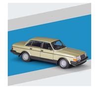 AMYALIN Véhicule Miniature 1:24 pour Volvo 240 pour GL Modèle Réduit De Voiture en Alliage Collection De Véhicules en Métal Moulé sous Pression Modèles à l'échelle(Or)