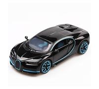 AMYALIN Véhicule Miniature 1:32 pour Bugatti pour Chiron Collection De Modèles Réduits en Métal Moulé sous Pression Modèles à l'échelle(Le Noir)