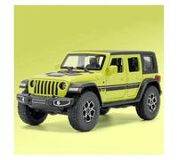 AMYALIN Véhicule Miniature 1:32 pour Jeep pour Wrangler Modèle Réduit De Voiture en Alliage - Collection Modèles à l'échelle(Vert)