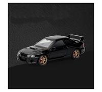 AMYALIN Véhicule Miniature 1:32 pour Subaru pour Impreza pour WRX pour STI Modèle Réduit De Voiture en Métal Moulé sous Pression Modèles à l'échelle(Le Noir)