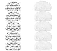 Amyehouse Lot de 6 tampons de nettoyage lavables pour balai vapeur Bissell Powerfresh 1940 1440 1544 Series 1544A, 2075A, 1440, 1940W, 19404, Deluxe 1806, 1940A, 5938, 19408, 1940Q, 1940Q, 1940Q 40 W
