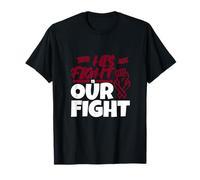 Amylose papa fils soutien sensibilisation bordeaux T-Shirt