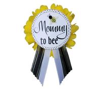 Amy's Bubbling Boutique Broche pour fête prénatale « What Will It Bee », One Size, Mousseline