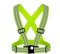 AMYSTY Gilet Réfléchissant Gilet Haute Visibilité Gilet Réfléchissant De Nuit, For Le Vélo, La Course, La Marche Extérieure, Le Gilet De Taille Réglable Gilet de Sécurité (Color : D, Size : One size)