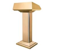 AMYSTY Pupitre Lutrin Réception Pupitres De Podium en Acier Inoxydable, D'église Stabilité, Professeur, Séminaire Scolaire Bureau école(B)