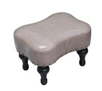 AMYSTY Repose Pied Pouf Salon Petit Repose-Pieds, Tabouret Bas for La Décoration De L'entrée Et du Salon pour Chambre Entrée(Gray)