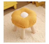 AMYSTY Repose Pied Pouf Salon Repose-Pieds, Pouf Confortable en Forme De Fleur for Chambre À Coucher pour Chambre Entrée(Oranje)