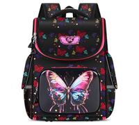 Amythe Cartable Fille CP CE1 CE2 - Sac à Dos École Primaire Enfant 6-8 Ans Léger Ergonomique avec Bandes Réfléchissantes - Imperméable pour la Rentrée, l’École et les Voyages