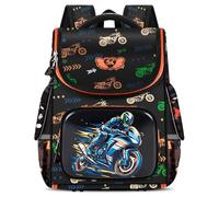 Amythe Cartable Garçon CP CE1 CE2 - Sac à Dos École Primaire Enfant 6-8 Ans Léger Ergonomique avec Bandes Réfléchissantes - Imperméable pour la Rentrée, l’École et les Voyages