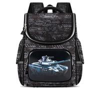 Amythe Cartable Garçon CP CE1 CE2 - Sac à Dos École Primaire Enfant 6-8 Ans Léger Ergonomique avec Bandes Réfléchissantes - Imperméable pour la Rentrée, l’École et les Voyages