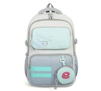 Amythe Sac à Dos Fille Primaire, 2025 Cartable Enfant Scolaire, Sac Ecole Fille Collège pour CP CE CM 8 à 12 ans, 25L-Vert