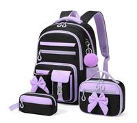 Amythe Set 3 pièces Cartable Fille 3e-7e École Voyage 24L
