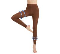 AMZAM® Collants de compression médicale pour homme et femme, 20-30 mmHg, leggings de compression gradués, opaques sans pieds, taille haute, bas de compression pour œdème, varices, post-chirurgie