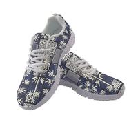 Amzbeauty Baskets à lacets pour femme - Chaussures de tennis légères et décontractées pour la gym, les voyages, le travail, Bamboo Wave, 36.5 EU