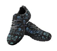 Amzbeauty Chaussures de course pour homme - Légères et respirantes - Pour la marche, le sport et le tennis, Art ligne os chien, 39 2/3 EU
